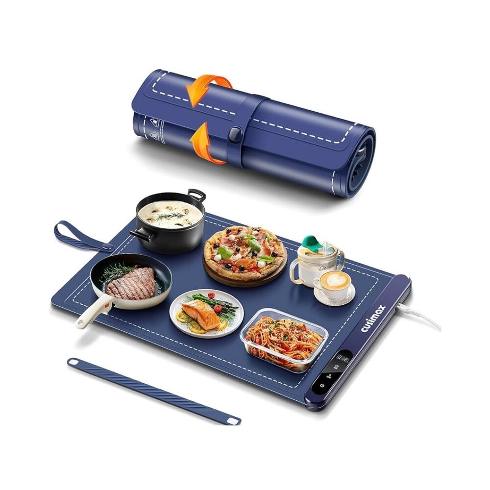 Cusimax XL Food Warming Mat 23.6" x 14.6" x .86” 500W 6 Level Temp